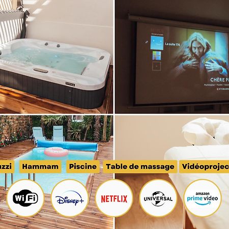 La Suite 176 - Piscine Privee, Spa, Hammam A Reims Exterior foto